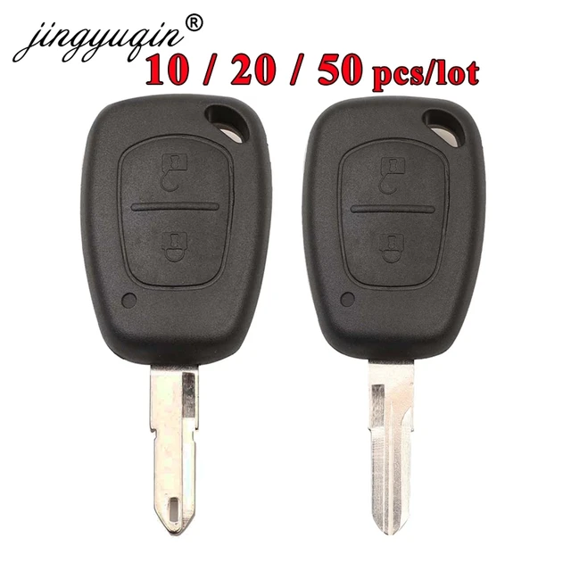 Coque de cle pour Renault Kangoo Master Trafic (2 Boutons avec  Electronique) - Origine Pièces Auto