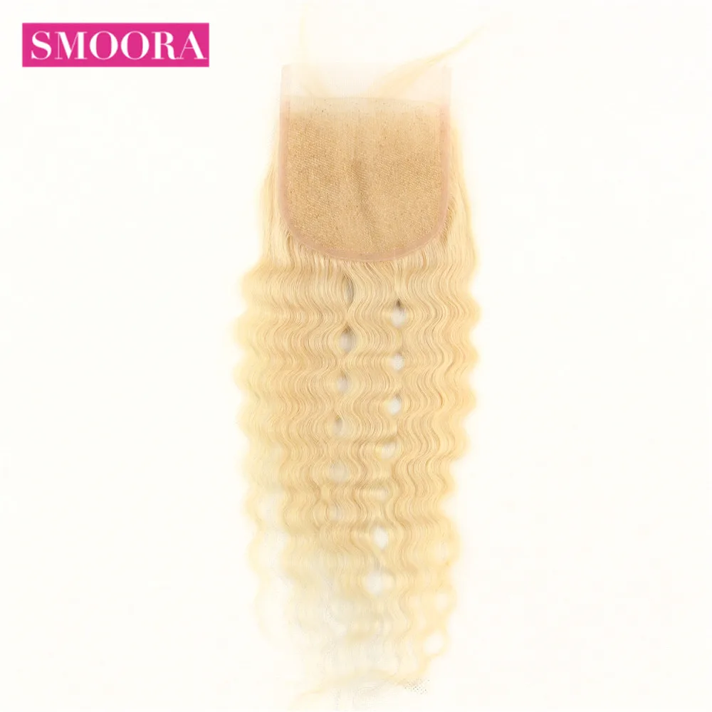 blonde deep wave closure