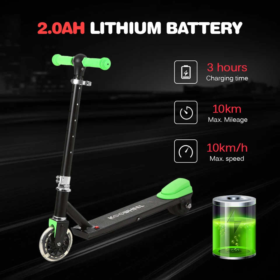 Kids Electric Scooter Height Adjustable Two Wheel Electric Scooter 10km Max Range Foldable Electric Bicycle Scooter Parts Accessories Aliexpress