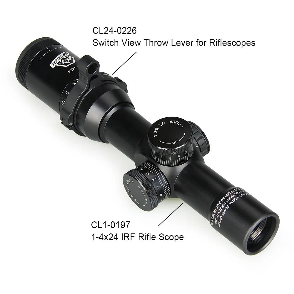 E.T Dragon Tactical Switch view Throw Lever Scope Mount Airsoft Gun Aluminum Switch View Throw Lever Scope 42-48mm Mount rifle scope mount rifle scope throw lever
