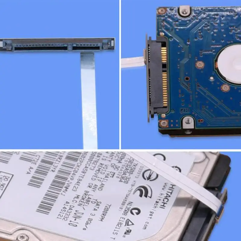 Computer HDD Replacement Adapter Accessories Durable Laptop Connector SSD Hard Drive Cable Aluminum Foil For Asus S4300U S5300U Computer HDD Replacement Adapter Accessories Durable Laptop Connector SSD Hard Drive Cable Aluminum Foil For Asus S4300U S5300U