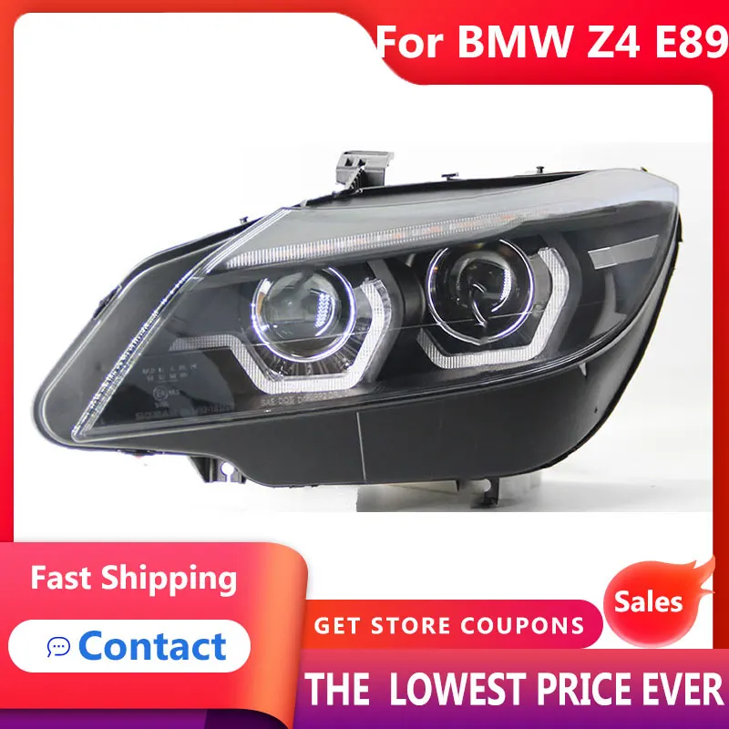 For Car BMW Z4 E89 Headlights 2009-2016 DRL Day Running Light LED Bi Xenon  Bulb Fog Lights Car Accessory BMW Z4 E89 Head Lamp - AliExpress