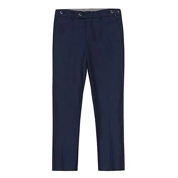 Темно-синий 3 шт. Формальные костюмы Классический пик лацканы Slim Fit Tux куртка жилет брюки день рождения вечеринка Свадьба