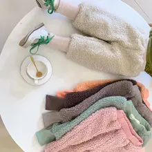 Детские брюки из овечьей шерсти; детская одежда; Сезон Зима; мешковатые брюки для маленьких детей; сезон осень-зима; утепленная одежда для девочек