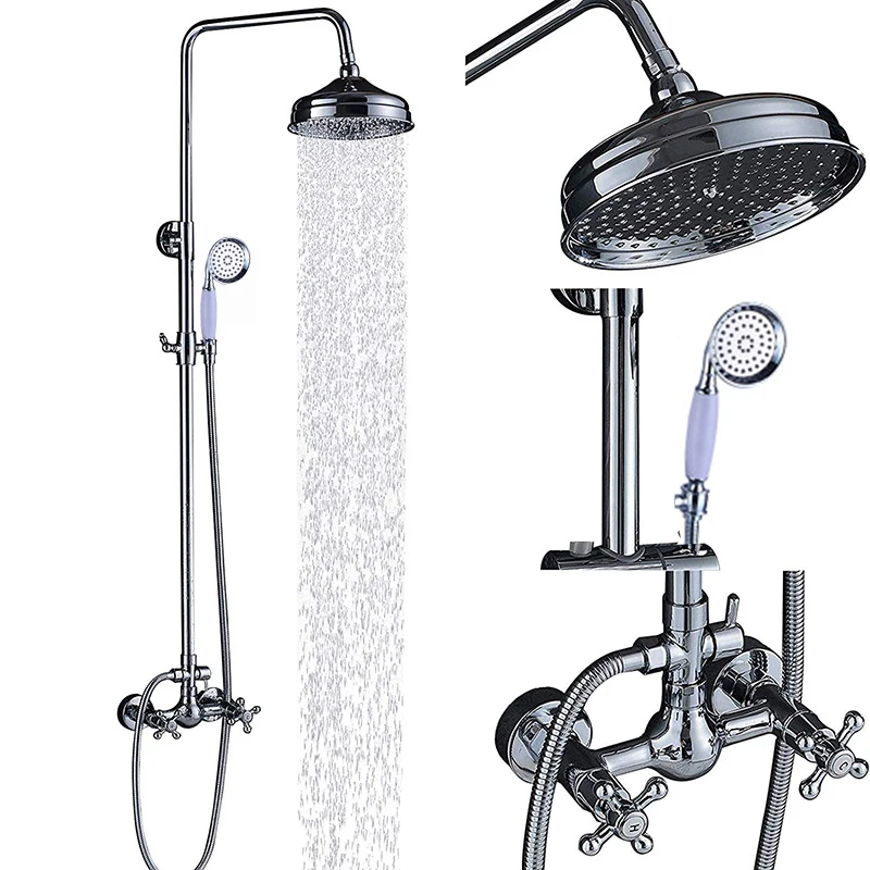 Chrome Shower Set E