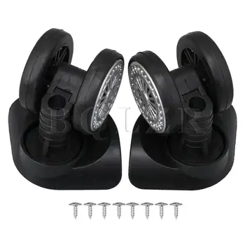

BQLZR 2 x Luggage W322# Wheel Replacement Repair Suitcase Spinner Wheels 59mm