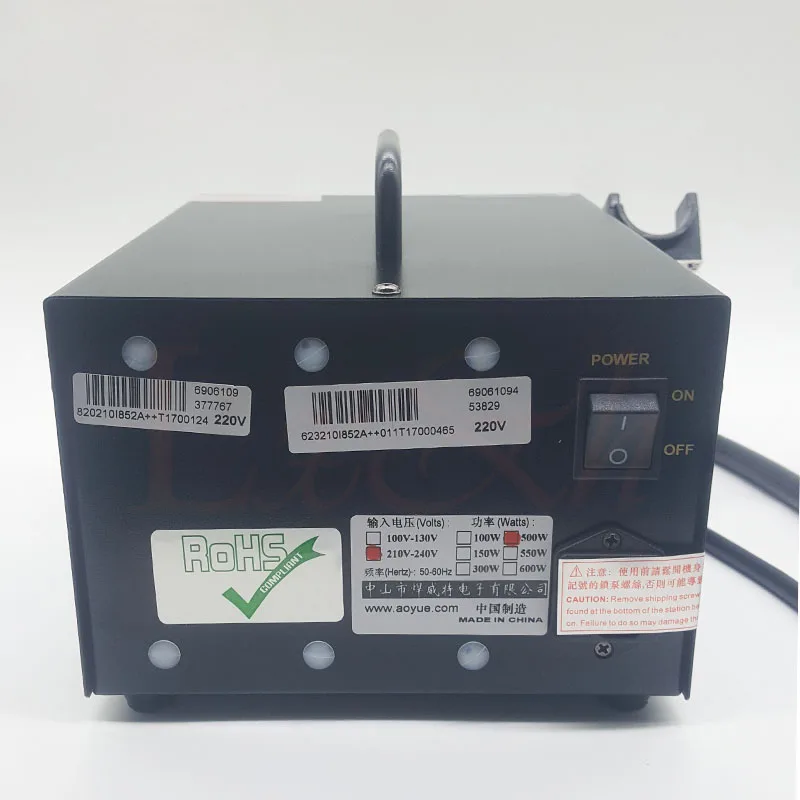 Паяльная станция AOYUE 852A + SMD 110 В/220 В паяльная Aoyue852A +|air rework station|hot air gunair gun soldering station |