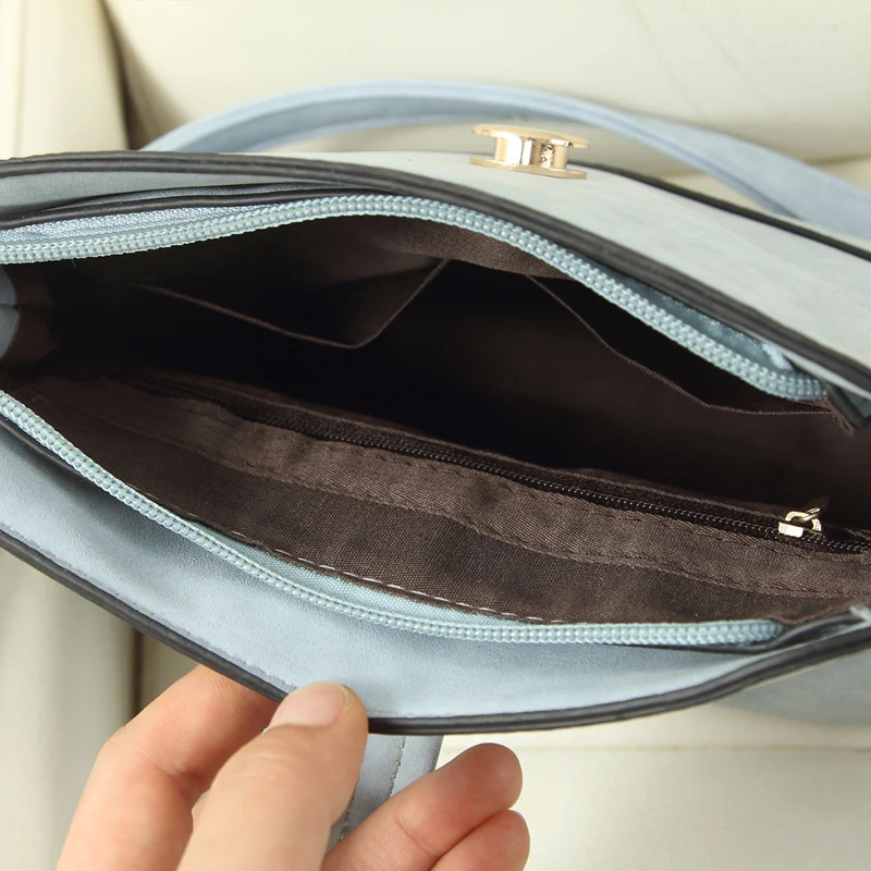 Маленькие сумочки конфетного цвета Модная дамская кожаная дамская сумочка Повседневный клатч дизайнерская сумка через плечо женские сумки-мессенджеры