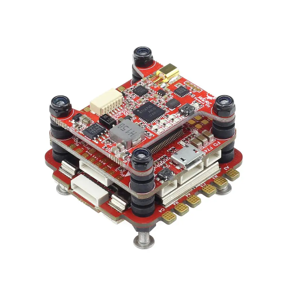 Новые поступления HGLRC FD765-VTX F7 FC L431 65A BLHeli_32 4в1 ESC VTX 400 мВт 3-6S стек для 5 6 7 дюймов FPV гоночный Дрон