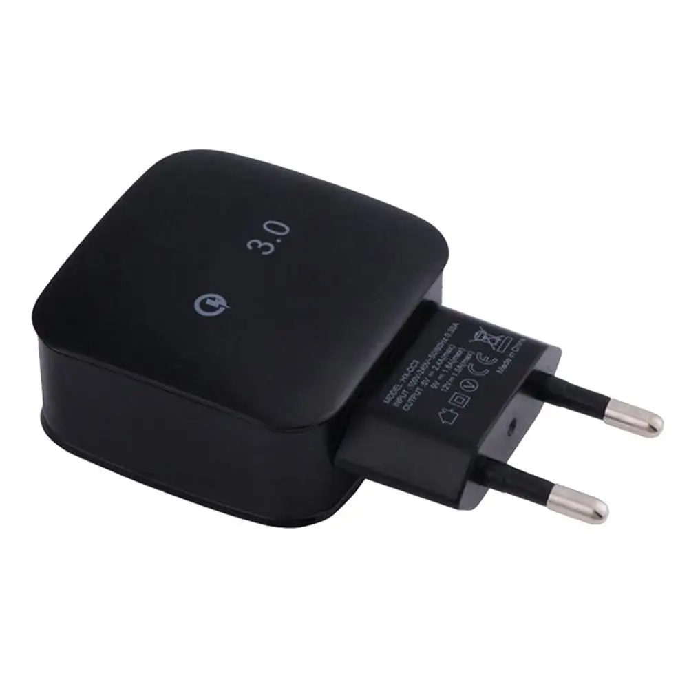 Быстрая зарядка QC3.0 быстрое универсальное настенное зарядное устройство адаптер для дома и путешествий штепсельная вилка европейского стандарта