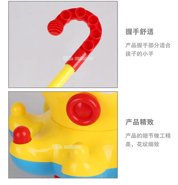 New Style Infants Learner Hand Push Dog Bell Gear Moving Children Stall Night Market Supply of Goods