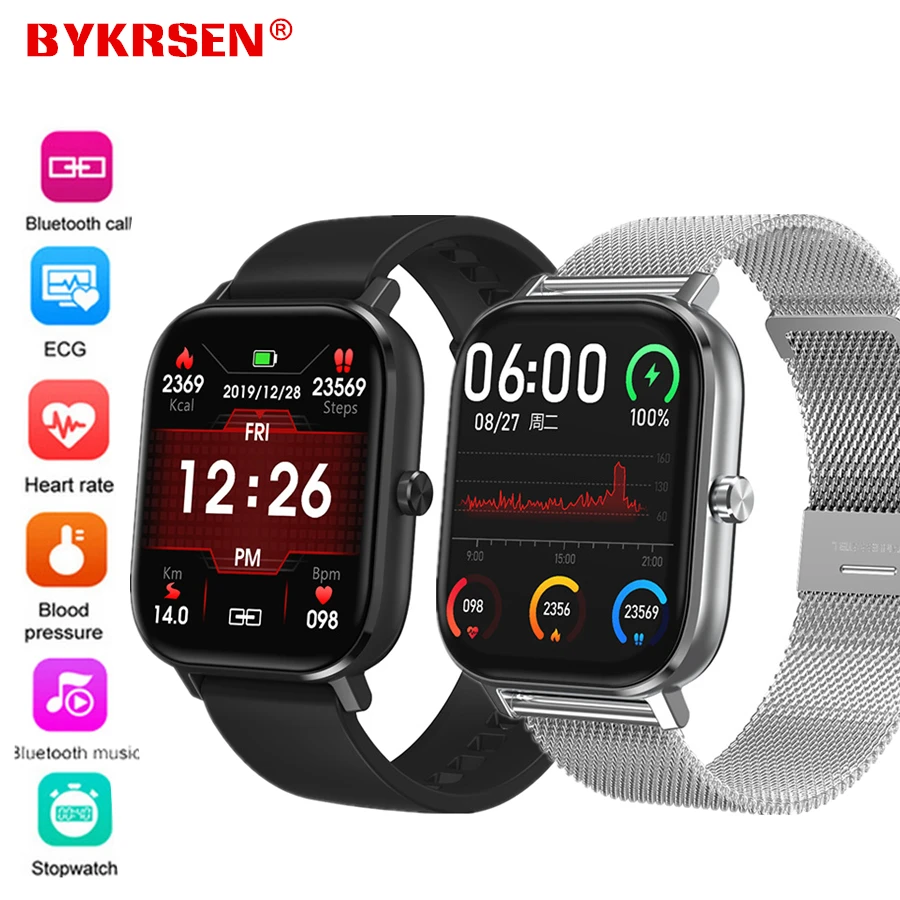 

DT35 Men Smart Watch Bluetooth Call Wristwatch ECG Smartwatch Heart Rate Monitor Fitness Tracker IP67 P8 Pro Smartwatch Women