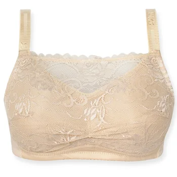 

Breast Postoperative Bra Silicone Prosthesis Breast Underwear Lace Bandeau Non-Steel Ring Thin Women's Inserting Piece Breathabl