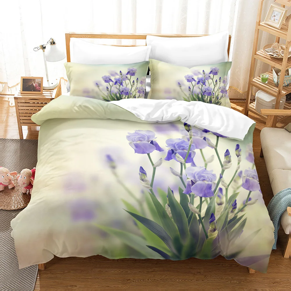 

Beauty Flower Bedding Set Single Twin Full Queen King Size Rose Sunflower Bed Set Children's Kid Bedroom Duvetcover Sets 3D 010