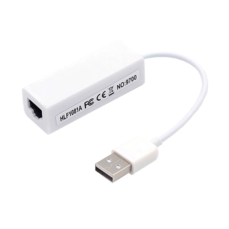 USB 2,0 Ethernet LAN сетевой адаптер высокоскоростной USB 2,0 до 10/100 Быстрый RJ45 Ethernet LAN адаптер для ноутбука MacBook