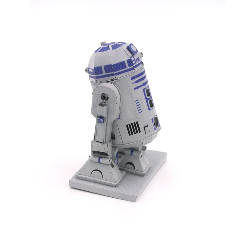 3D металлическая резинка латунь собранная модель DIY Звездные войны Робот R2D2 цвет