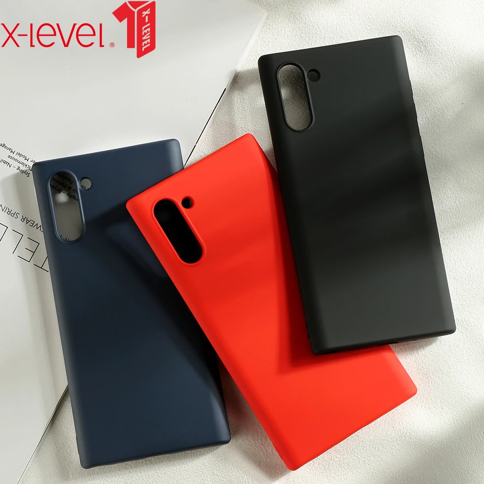 

X-level Case For Samsung Galaxy Note 10 Original Liquid Silicone Back Phone Cover For Samsung Note 10 Plus Case Note10