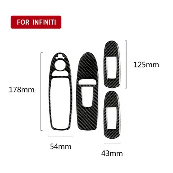 

Car Switch Cover Window Trim Decoration Non-destructive Soft Inner Panel
