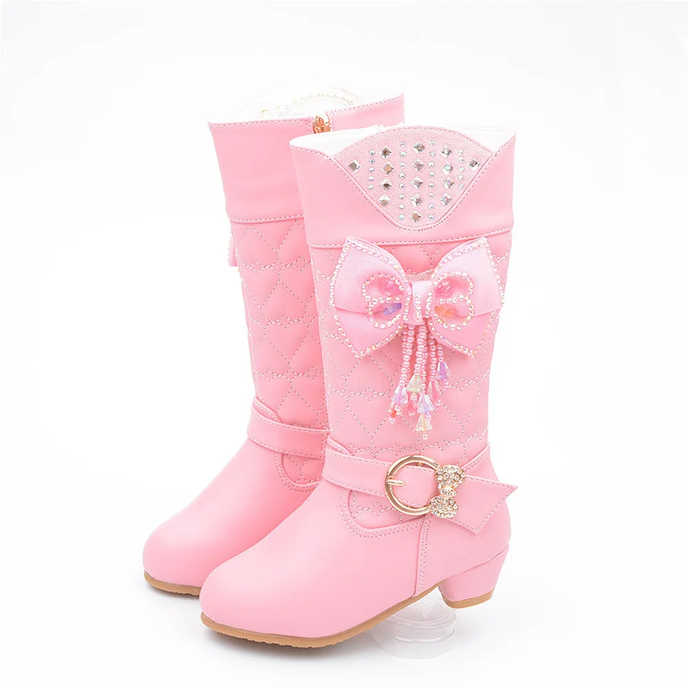 Copodenieve/детская зимняя обувь принцессы Эльзы для маленьких девочек; резиновые сапоги для маленьких девочек; botas; chaussures fille hiver
