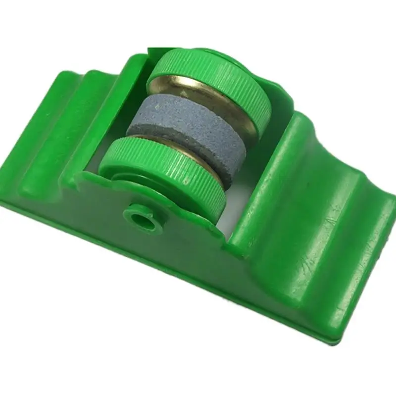 

Kitchen Sharpener Plastic Creative Cutter Sharpener Sharpening Tool With Base Green Knife Sharpener Sharpening Stone KitchenTool