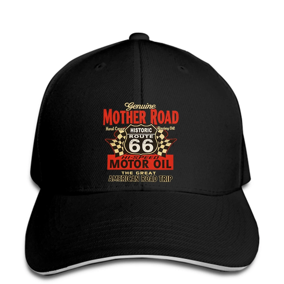 Baseball cap Rt 66 Baseball caps for men route 66 sign motor oil biker