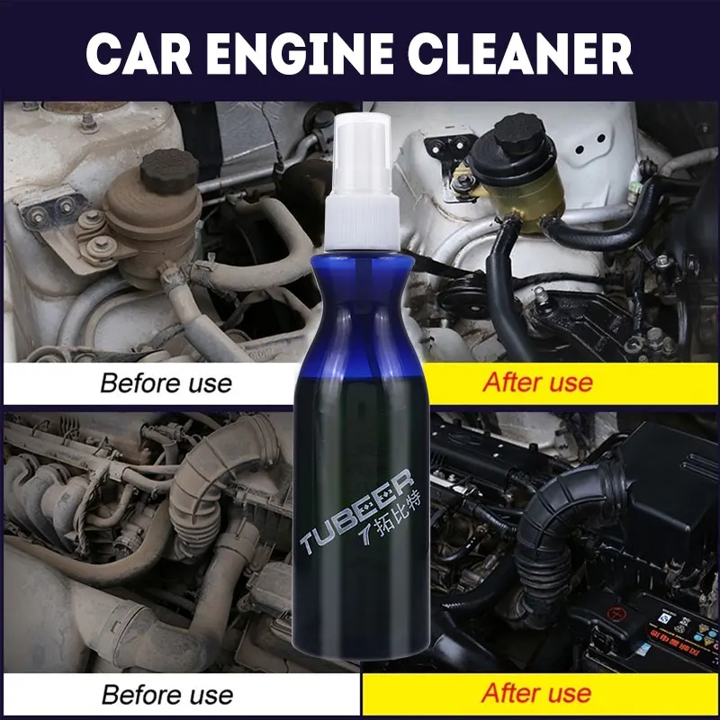 Vehemo 120ml for Auto Maintenance Oil Cleaning Agent External Engine Cleaner Engine Surface Remover Remove Washing Care