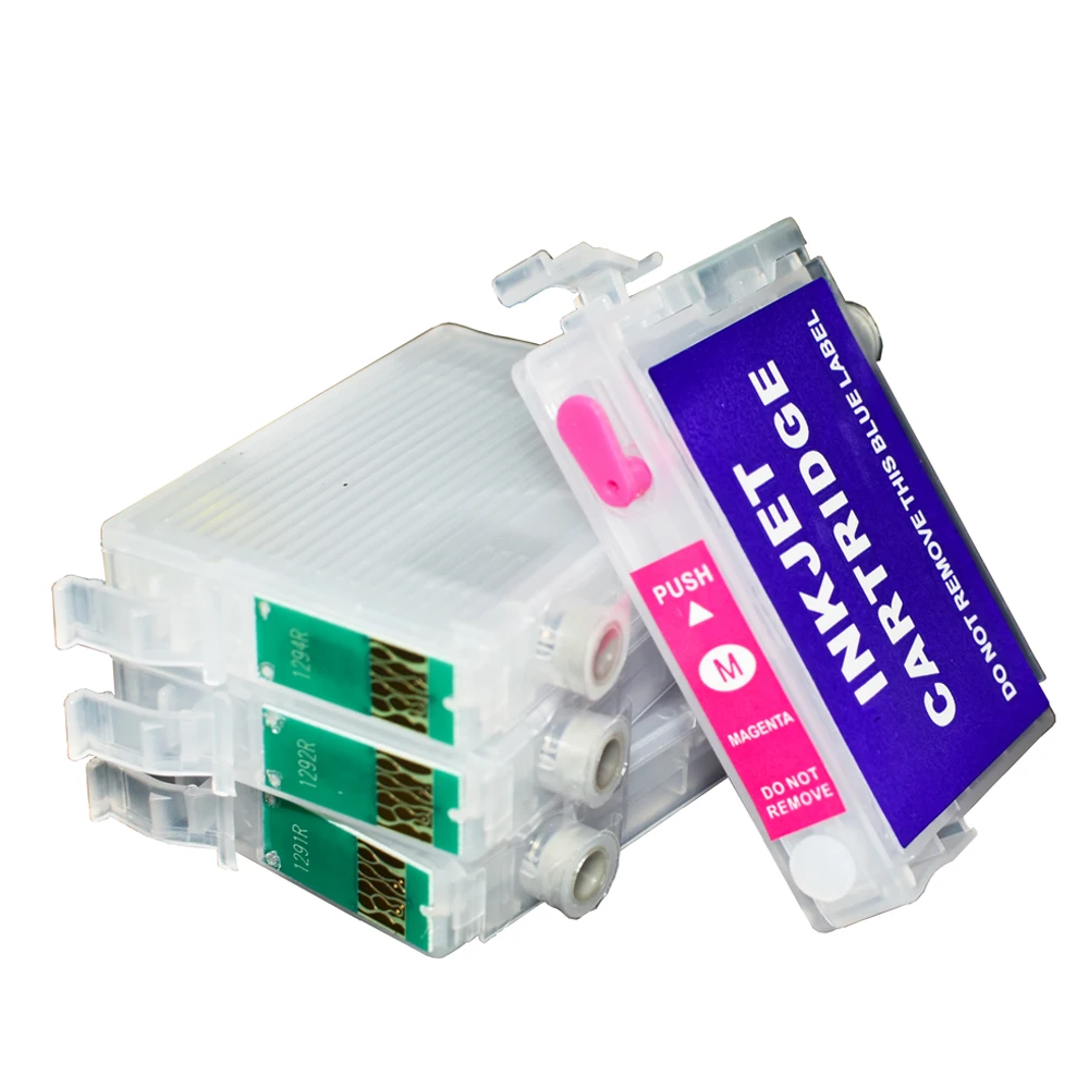 T1291 многоразовый чернильный картридж для Epson SX420W SX440W SX430W SX230 SX235W SX425W SX438W SX525 +