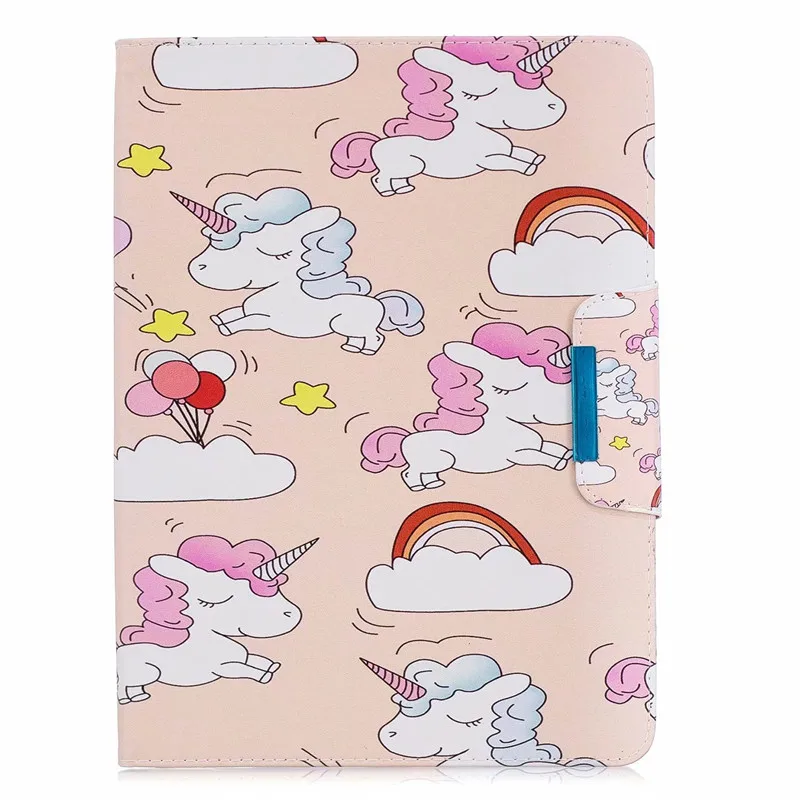 Чехол wekays для iPad 10," в виде единорога из мультфильма, кожаный чехол для iPad 10,2 7th поколения A2200 A2198 A2232 крышка чехол s