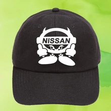 Классический дьявол средний палец логотип Nissan бейсболки унисекс спортивные шапки регулируемый принт шапки