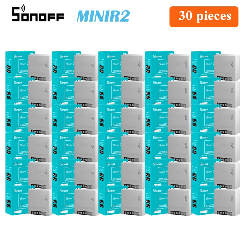 SONOFF MINIR2 Wifi DIY Switch Mini R2 2 Way Modules eWeLink APP Wireless Remote Control Work with Alexa Google Home Automation 