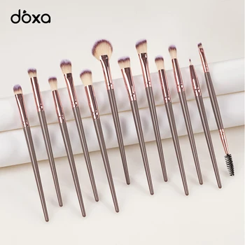 

doxa 12pcs/set Makeup Brushes Concealer Eyeshadow Powder Eyes Eyebrow Lip Eyeliner Make up Brush Cosmetic Tool hot