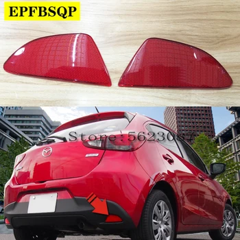

Car Styling ABS Plastic Rear Tail Fog Light Lamp Reflector Panel Set For Mazda 2 Demio 2015 2016 Only For HATCHBACK