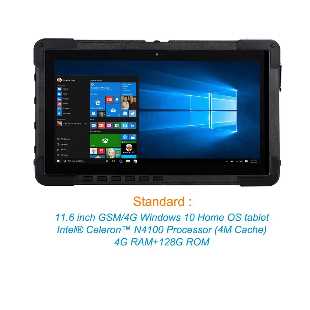 Basic X11G 11." Планшетный Карманный ПК мини-компьютер Windows 10 домашний IP67 прочный водонепроницаемый ударопрочный 4G 2D сканер штрих-кодов КПК - Цвет: Basic