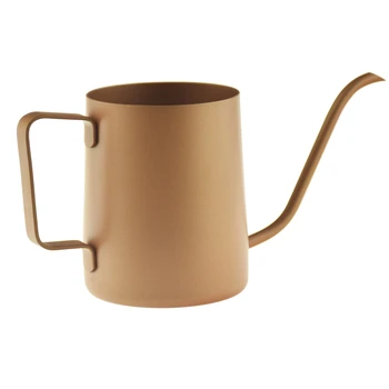

Ecocoffee 350ml Stainless Steel Teapot Drip Coffee Pot Non-stick Drip Long Spout Kettle Cup Home Kitchen Tea Tools