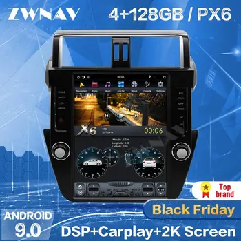 

128G Tesla Screen For 2014 2015 2016 2017 TOYOTA LAND CRUISER Prado 150 Android Car Multimedia GPS Player Radio Stereo Head Unit