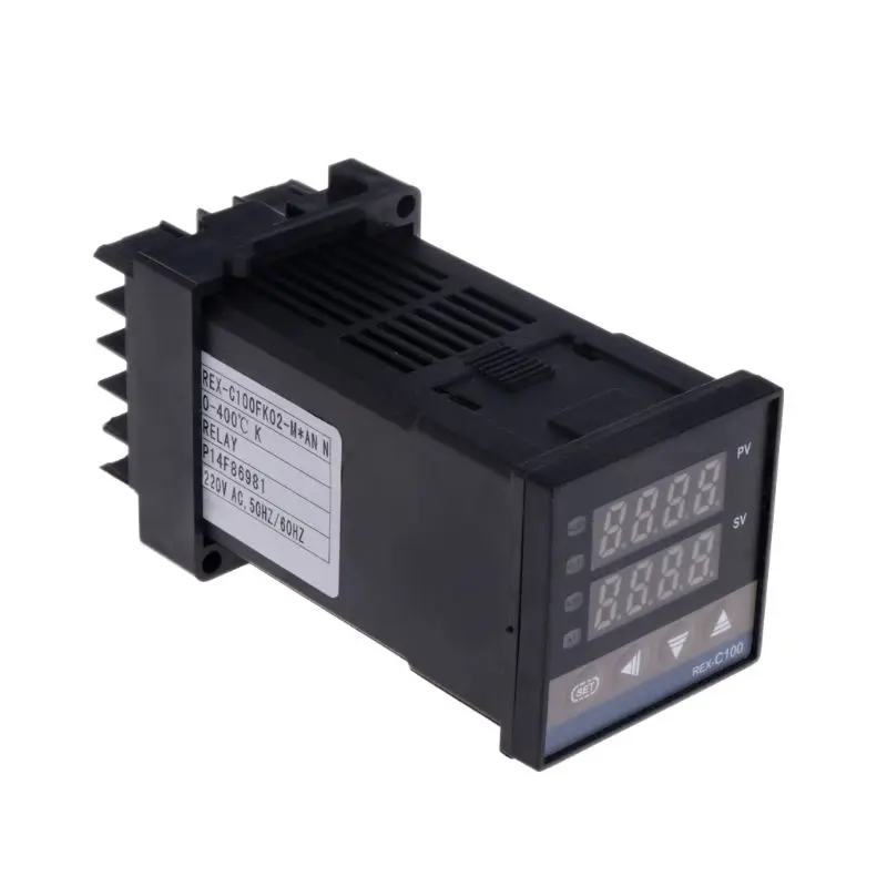 PID цифровой регулятор температуры REX-C100(м) от 0 до 400 C K Тип релейный выход