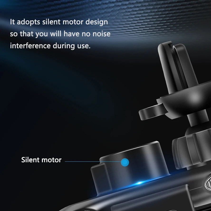 Qi Air Vent держатель телефона полностью автоматическое автомобильное беспроводное зарядное устройство для iPhone 11 Pro XR 8 XS Max samsung S10 S9 быстрое автомобильное зарядное устройство