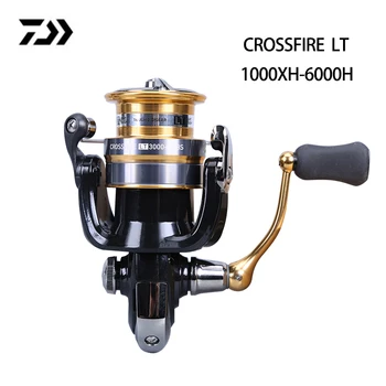 شراءأدوات صيد دوارة جديدة أصلية من دايوا كروسفاير LT عالية السرعة 1000XH-6000H 3 + 1BB ABS أدوات صيد دوارة دوارة