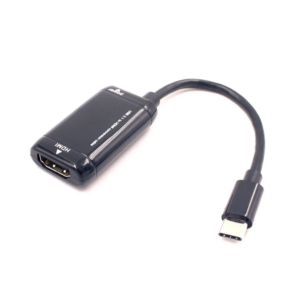 USB 3,1 к HDMI сплиттеру с портом питания Функция type C к HDMI конвертер штекер к женскому адаптеру кабель