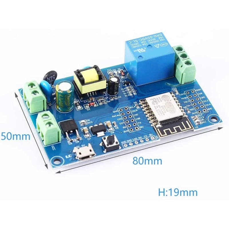 Botique ESP8266 WiFi релейный модуль реле Модуль задержки переключатель переменного тока