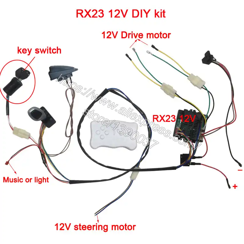 12v ride on car wiring diagram