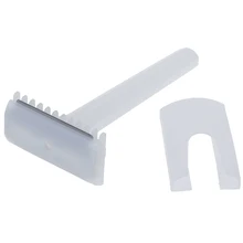 Бритва, бритва с двумя концами, Женская Обрезка тела, бритва для ванной, 1 шт., безопасная, одноразовая, медицинская, для подмышек, волос