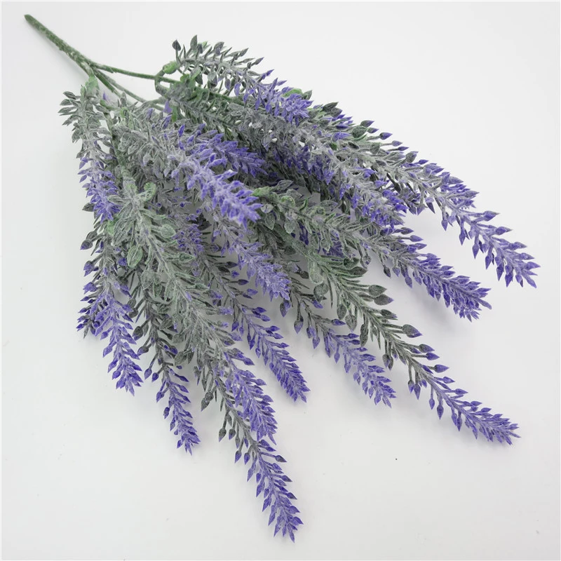 4 шт. Букет Искусственный пластик Лаванда искусственный сад растение цветок домашний декор DIY