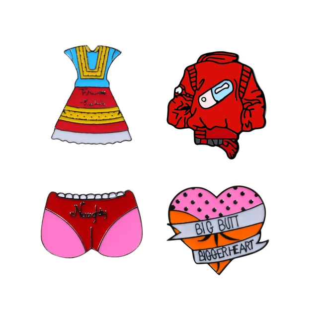 Sticker Underpants Underwear Clothes Female Woman Knickers Cartoon