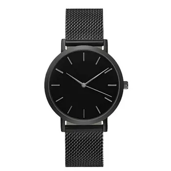 

2019relogio masculino simple mesh Steel Men women Military Sport Date Analog Quartz Wrist Watch reloj hombre dropshipping