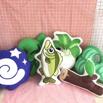 

40CM Baby Pillow Soft Cotton Animal Crossing Plush Toy Baby Room Decoration Stuffed Cushion Cartoon Pillow RoomDecor Photography