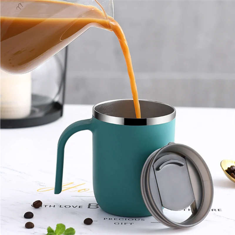 Double Wall Stainless Steel Cup  304 Stainless Steel Coffee Mug - 400ml  304 - Aliexpress