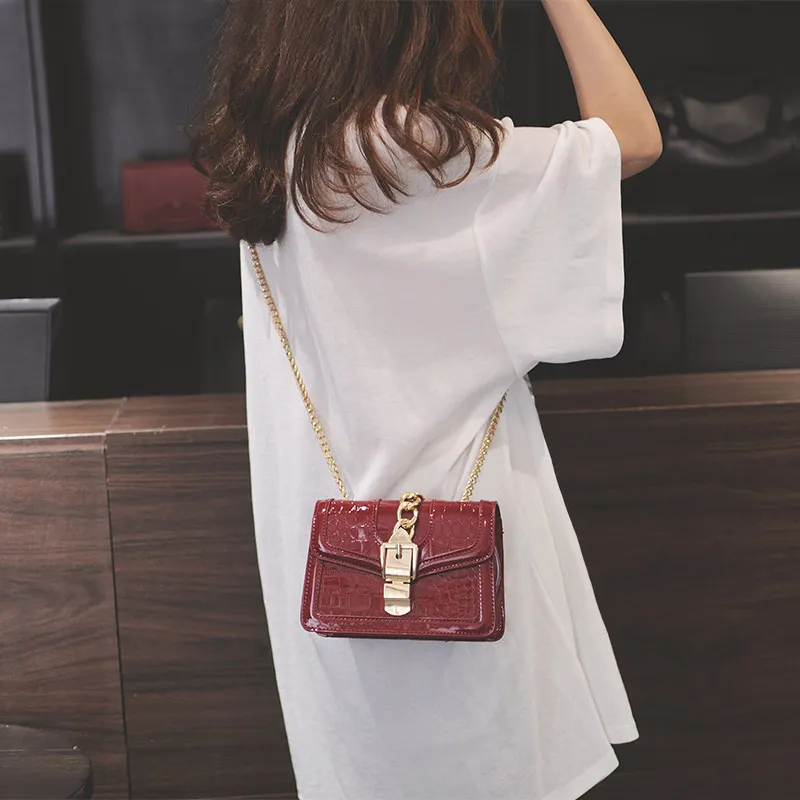 OUMISI Net Red Baggage Girl тренд Мода океан простой Baitao Sense Ins косые QQ