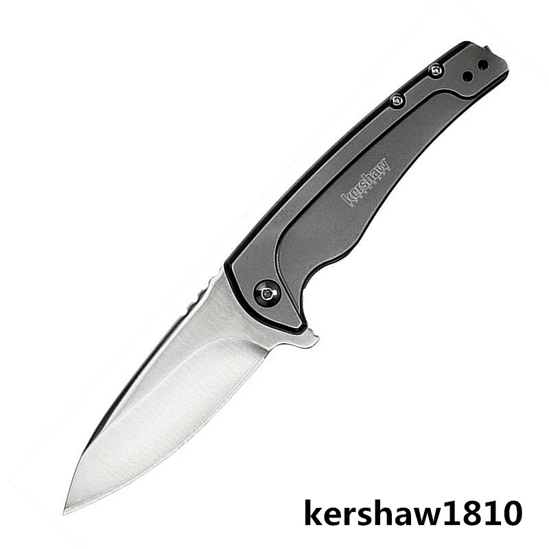 Новейший качественный складной нож Kershaw 1810 EDC, ручка из нержавеющей стали с 8cr13mov стальным лезвием, Карманный Походный нож, инструменты