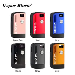 Оригинальный Vapor Storm S1 vv Box mod с 800 мАч батареей и 0,49 дюймов OLED экран коробка Vape mod Vape испаритель VS Storm230/Drag 2